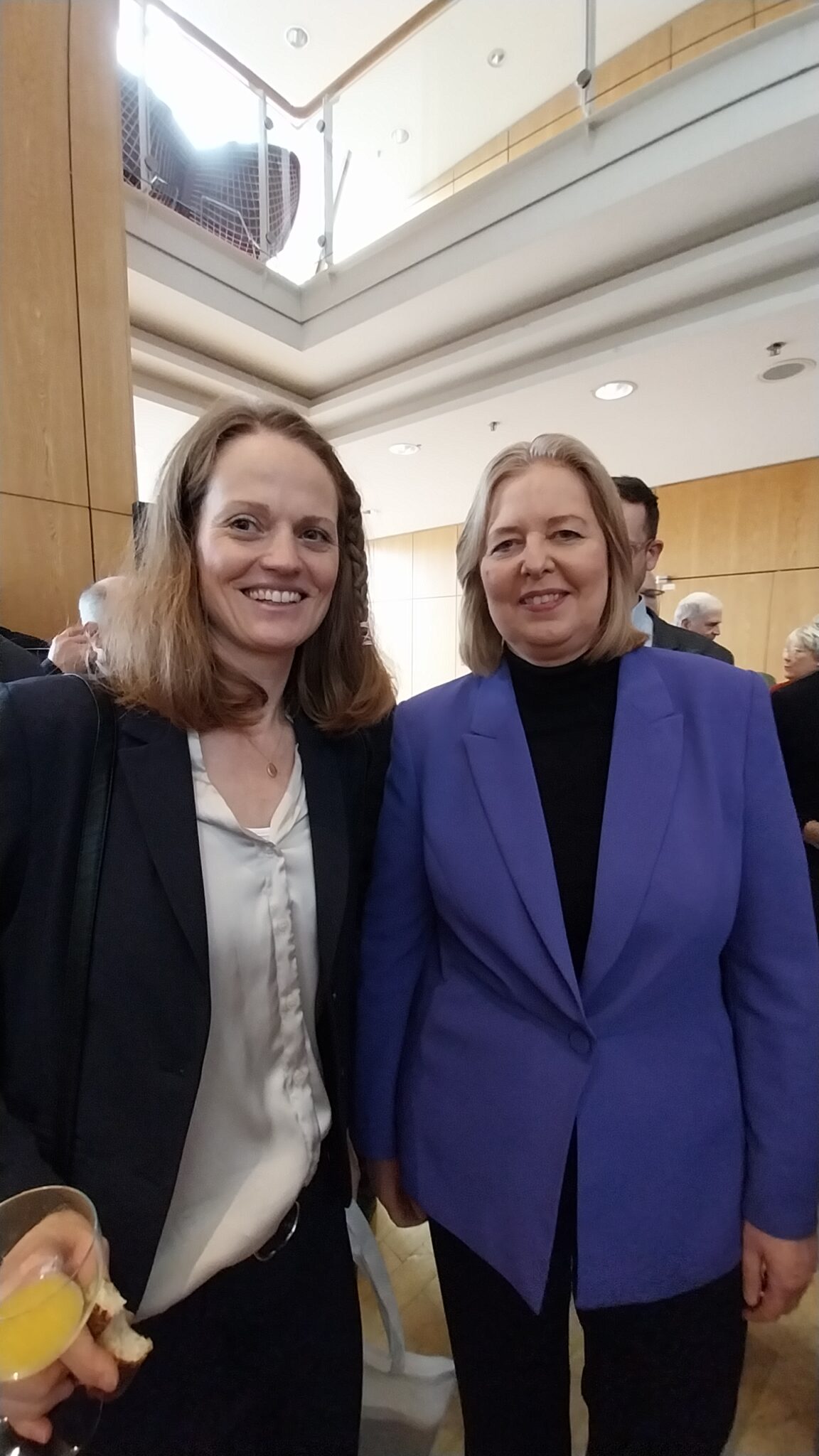 Bärbel Bas, SPD und Hanna Dude beim Neujahrsempfang der SPD in Aschaffenburg